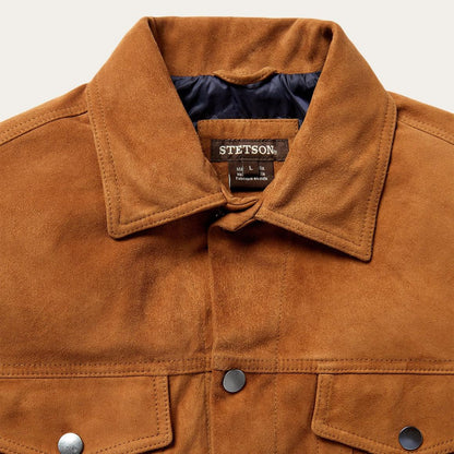 Classic Suede Jacket Tan Men Stetson Jackets