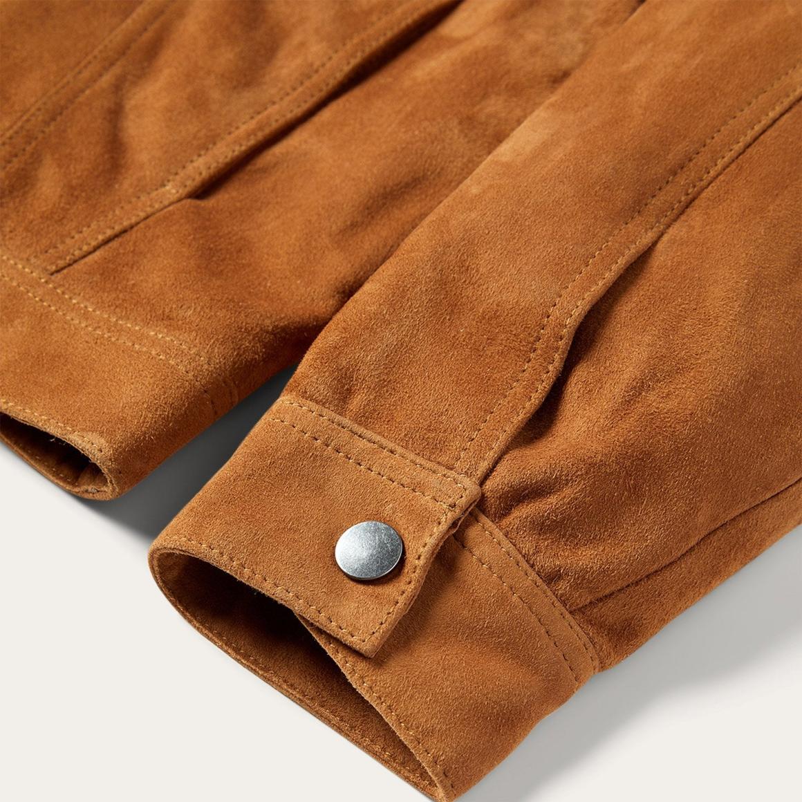 Classic Suede Jacket Tan Men Stetson Jackets