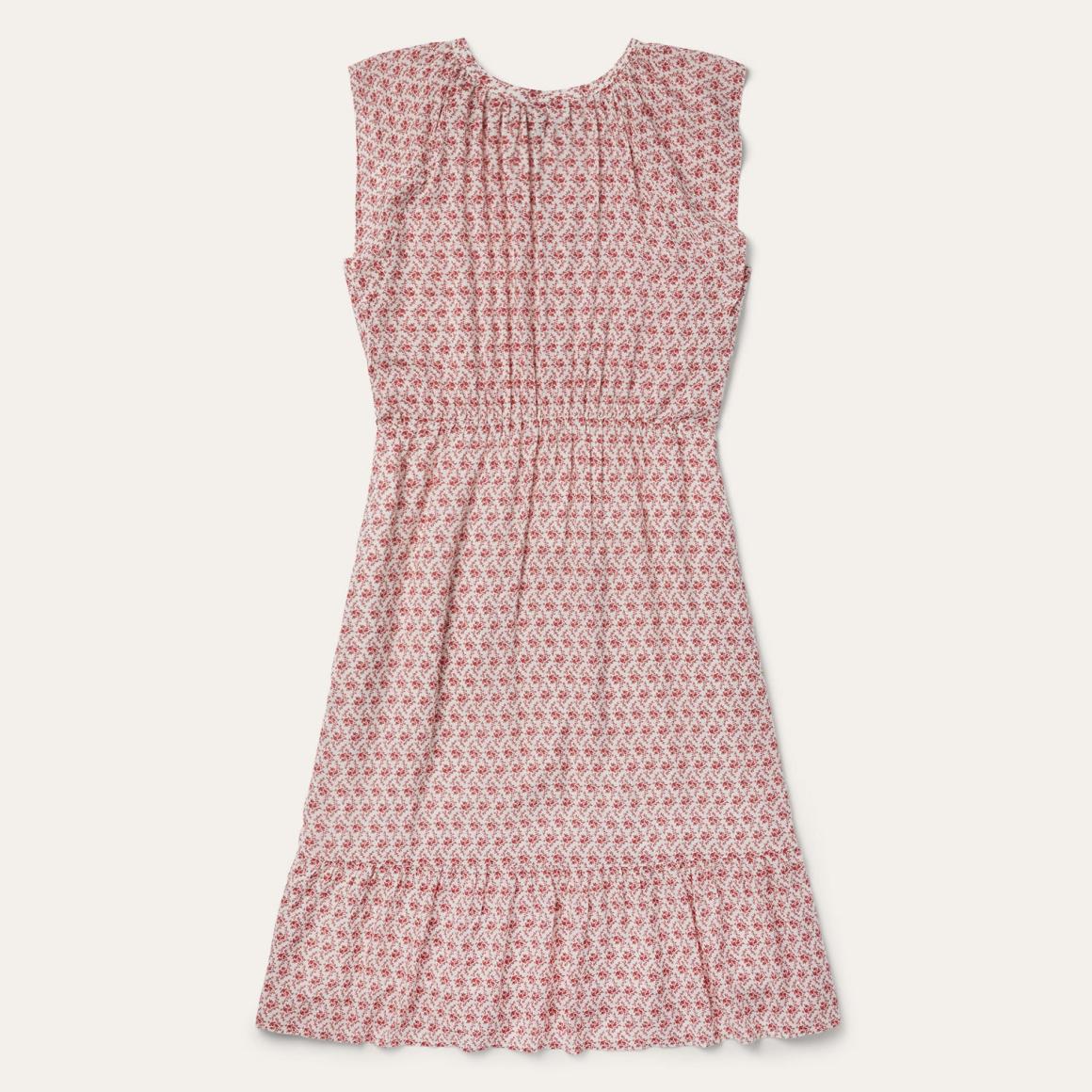 Cottage Floral Dress Red Women Stetson Midi
