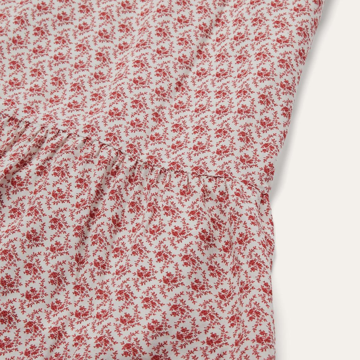 Cottage Floral Dress Red Women Stetson Midi