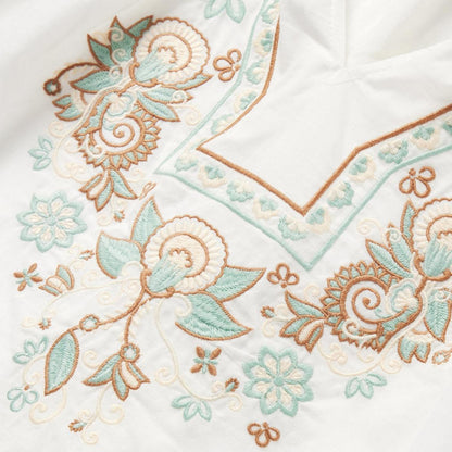 Cotton Voile Peasant Blouse White Women Stetson Blouses