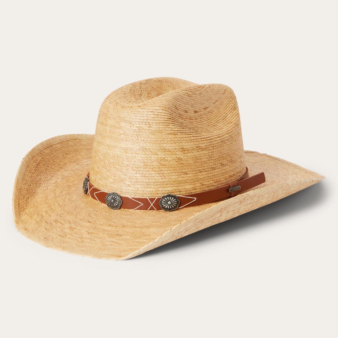 Cowhand Mexican Palm Cowboy Hat Toasted Palm Men/Women Stetson Outdoor