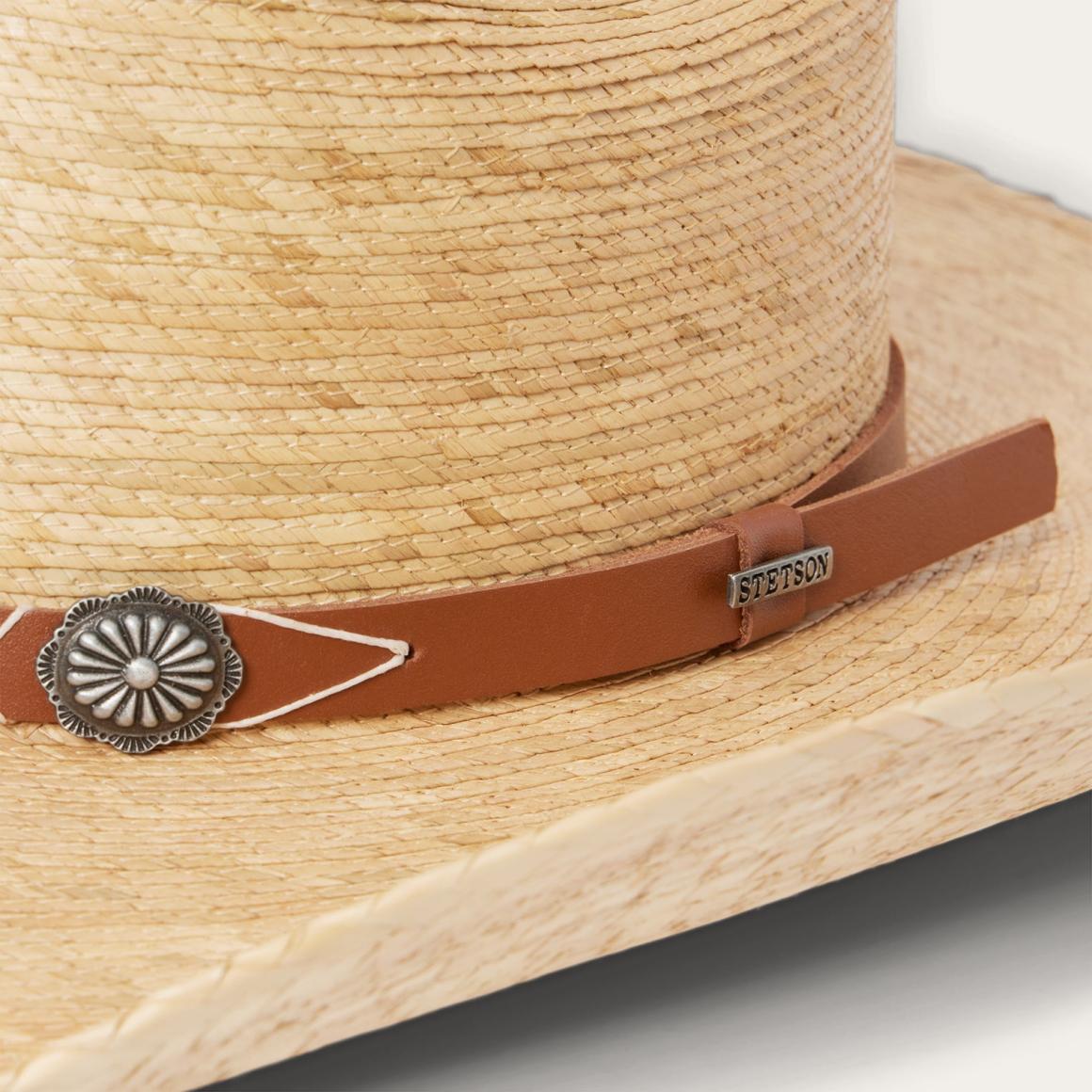 Cowhand Mexican Palm Cowboy Hat Toasted Palm Men/Women Stetson Outdoor