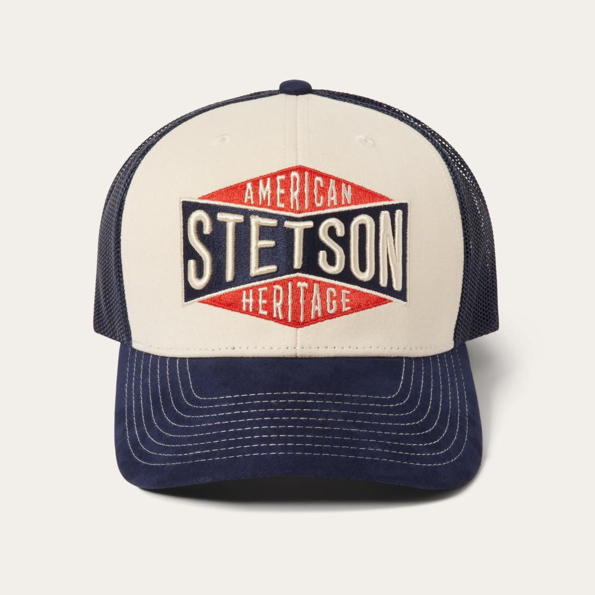 Cream American Heritage Trucker Cap Cream Men/Women Stetson Caps & Truckers
