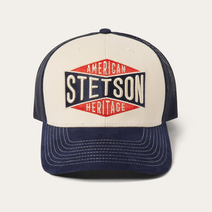 Cream American Heritage Trucker Cap Cream Men/Women Stetson Caps & Truckers
