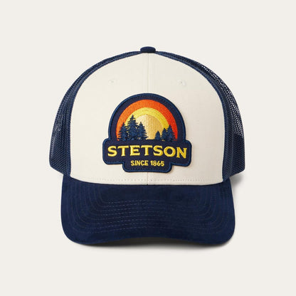 Cream Sunset Trucker Cap Cream Men/Women Stetson Caps & Truckers