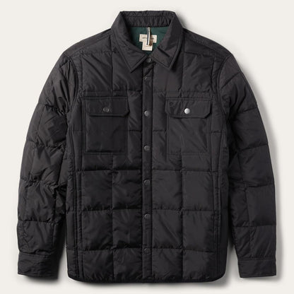 Crushable Black Parachute Jacket Black Men Stetson Jackets