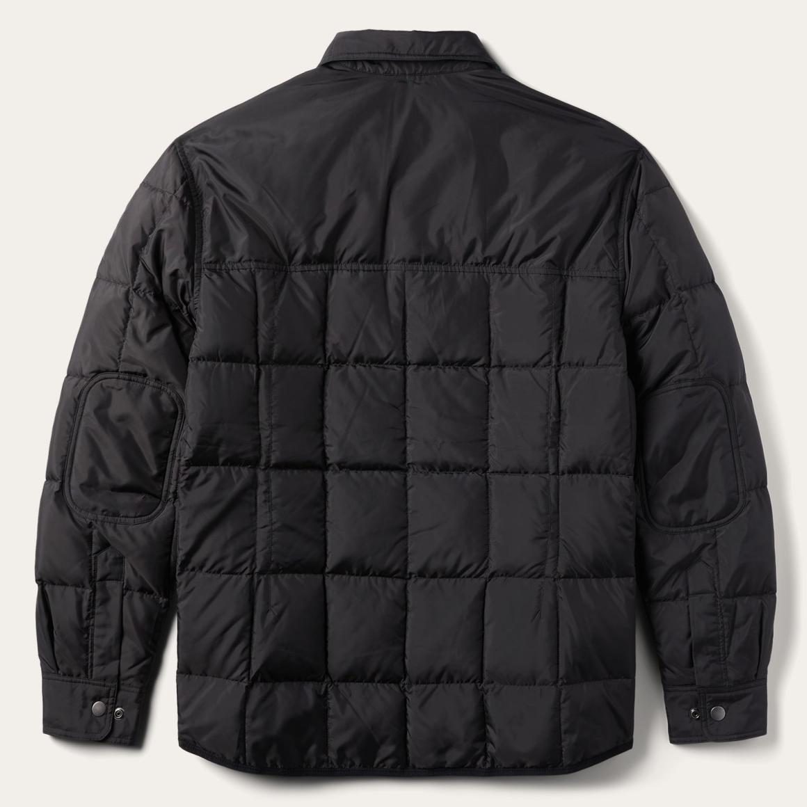 Crushable Black Parachute Jacket Black Men Stetson Jackets
