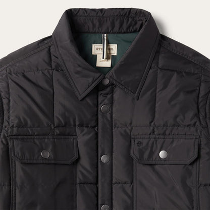 Crushable Black Parachute Jacket Black Men Stetson Jackets