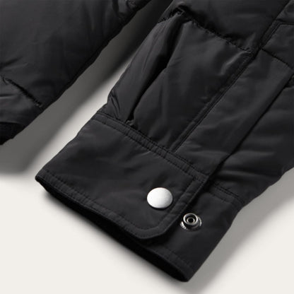 Crushable Black Parachute Jacket Black Men Stetson Jackets