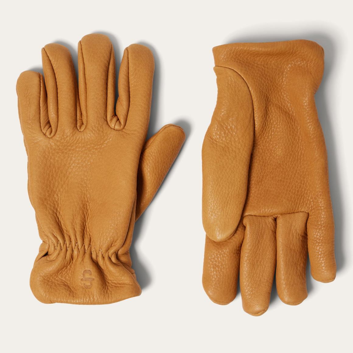 Deerskin Roper Glove - Lined Saddle Tan Men Stetson Gloves