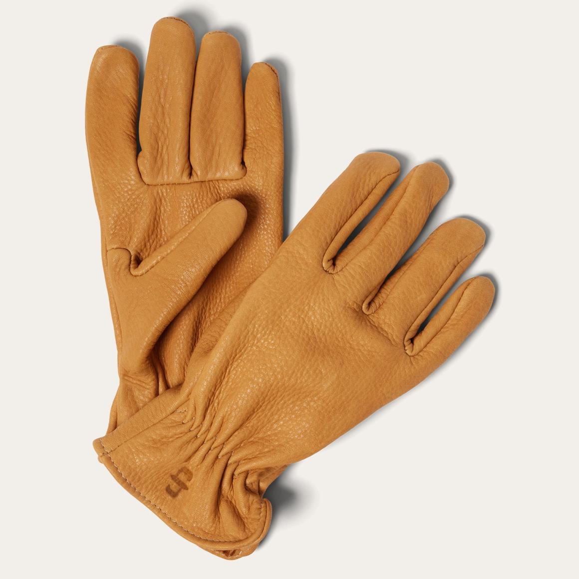 Deerskin Roper Glove - Unlined Saddle Tan Men Stetson Gloves