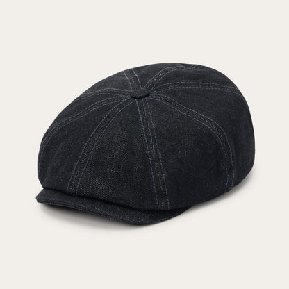 Denim Hatteras Cap Black Denim Men/Women Stetson Caps & Truckers
