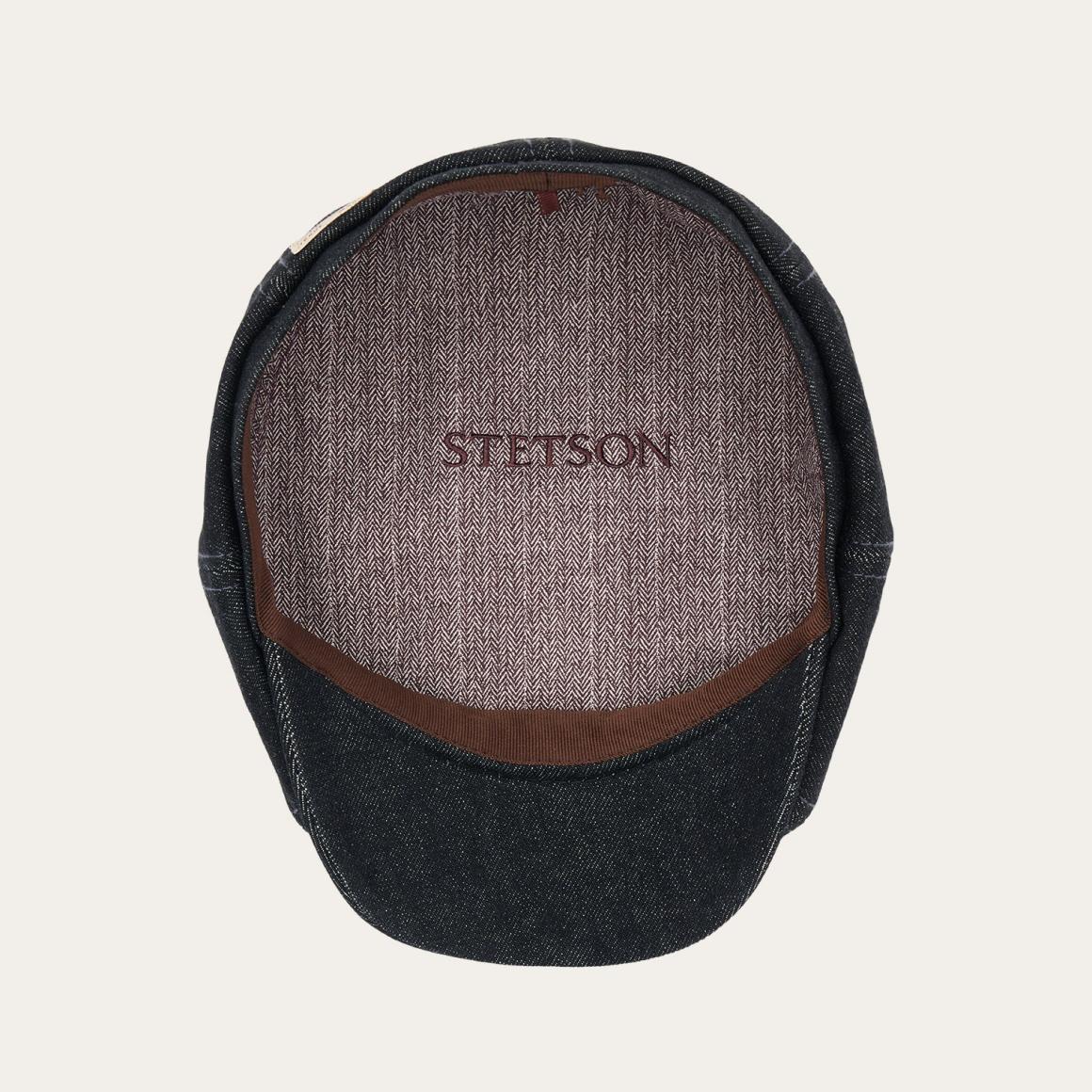 Denim Hatteras Cap Black Denim Men/Women Stetson Caps & Truckers