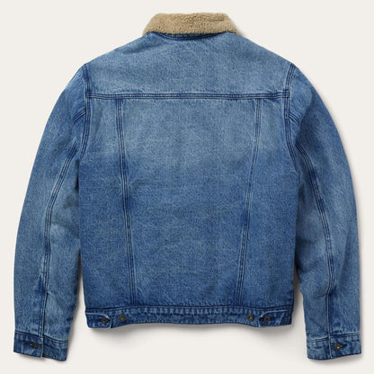 Denim Sherpa Jacket Blue Men Stetson Jackets
