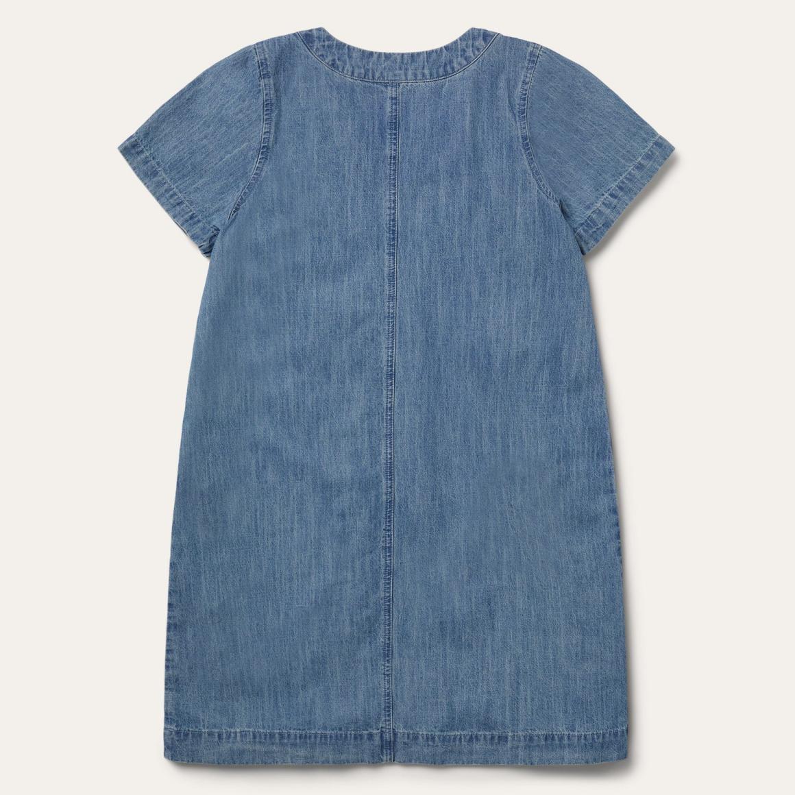 Denim Swing Dress Blue Women Stetson Mini