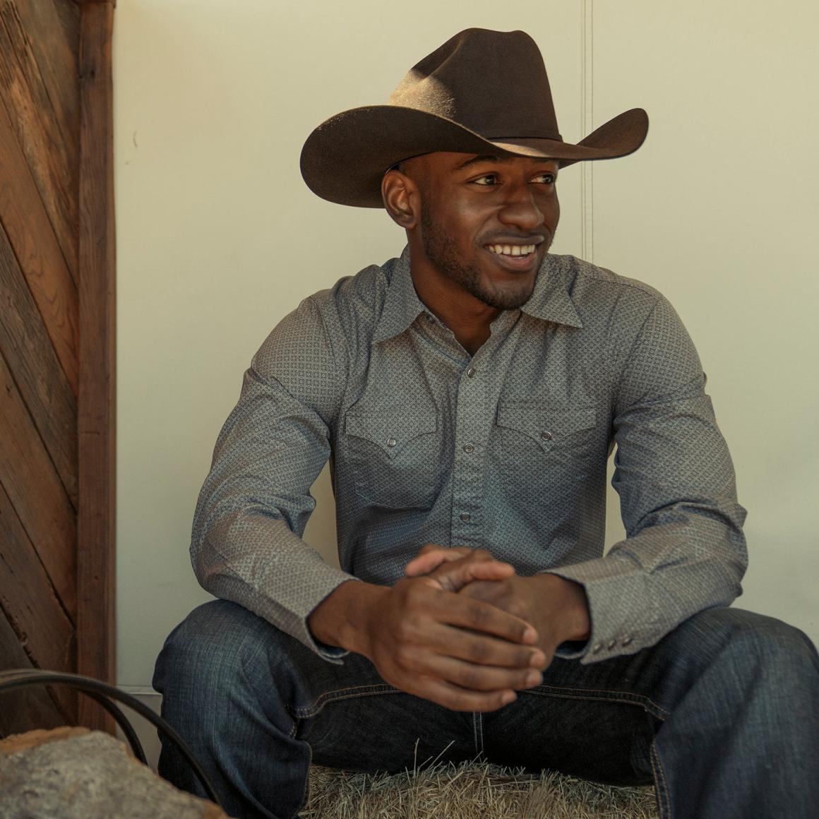 Diamond Print Western Shirt Grey Men Stetson Modern Cut