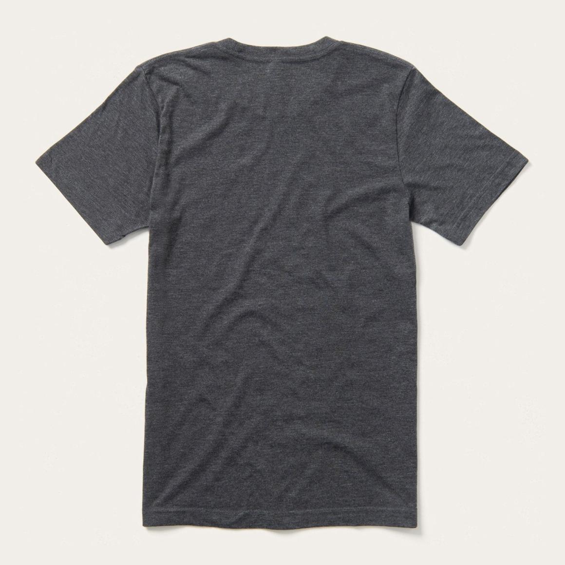 Distressed Stetson Graphic Tee Grey Men Stetson Tees
