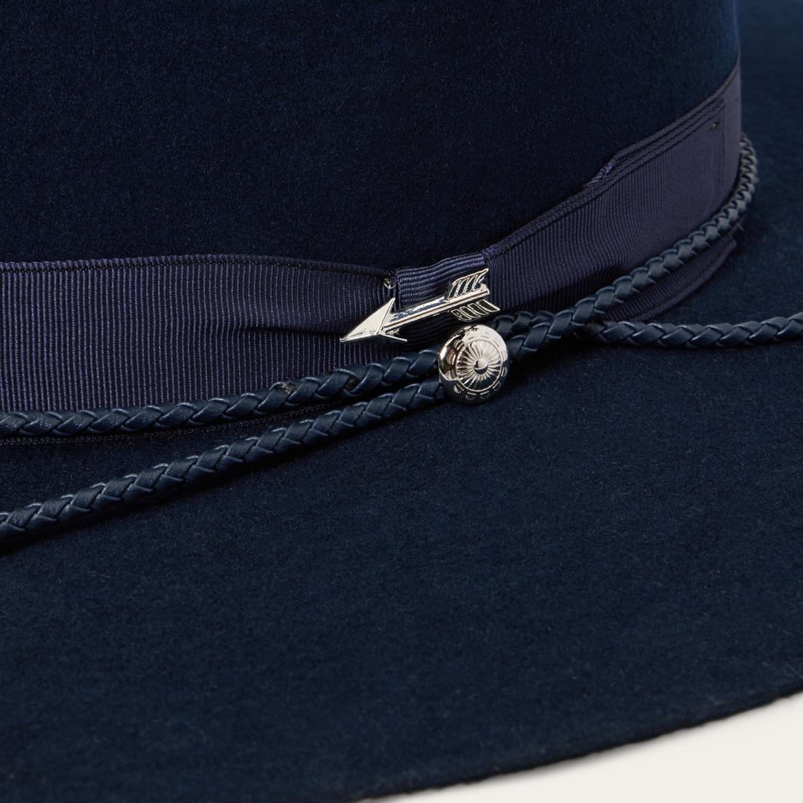 Dylan Navy Men/Women Stetson Fedora