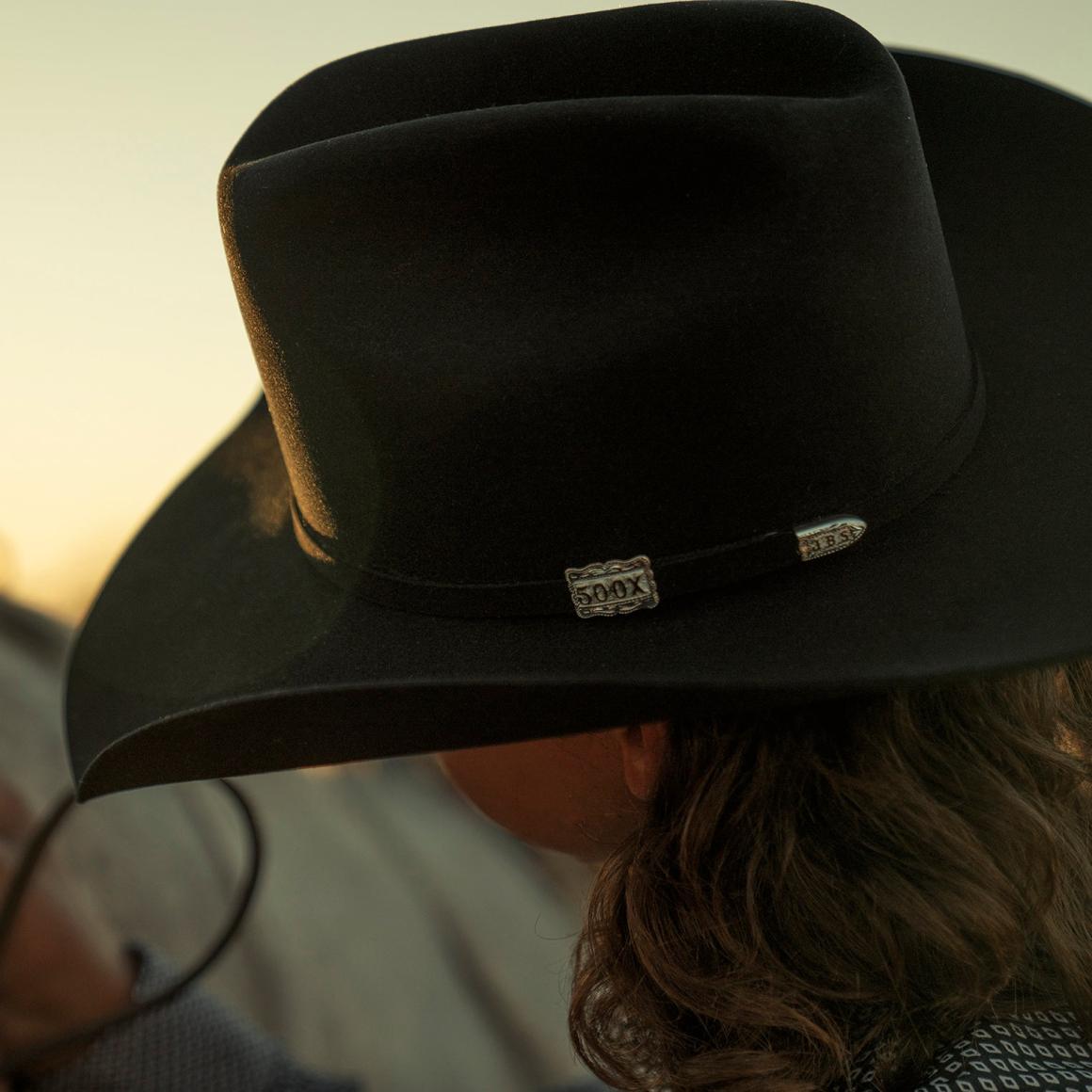 El Amo 500X Premier Cowboy Hat Black Men/Women Stetson Western