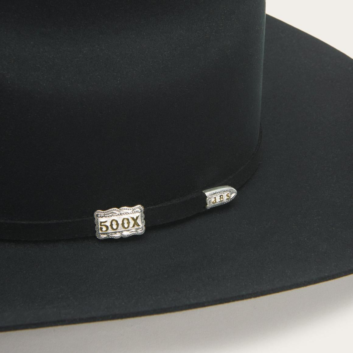 El Amo 500X Premier Cowboy Hat Black Men/Women Stetson Western
