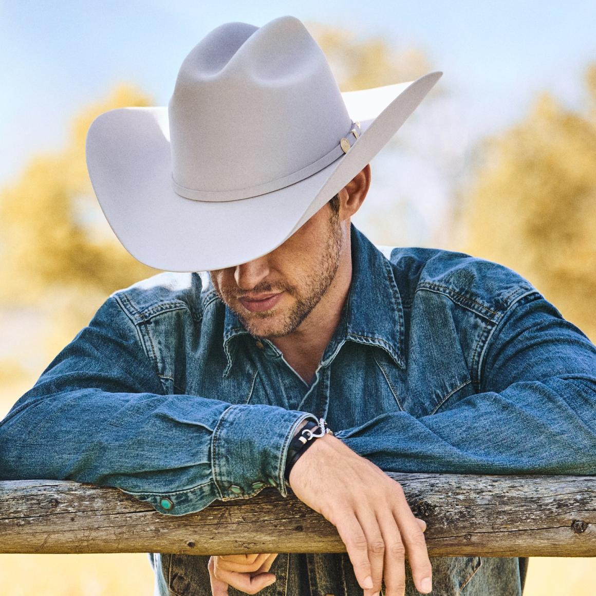 El Presidente 100X Premier Cowboy Hat Black Men/Women Stetson Western