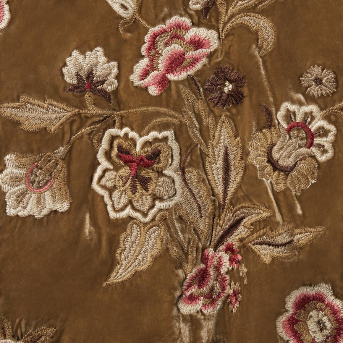 Embroidered Velvet Bomber Jacket Copper Women Stetson Jackets