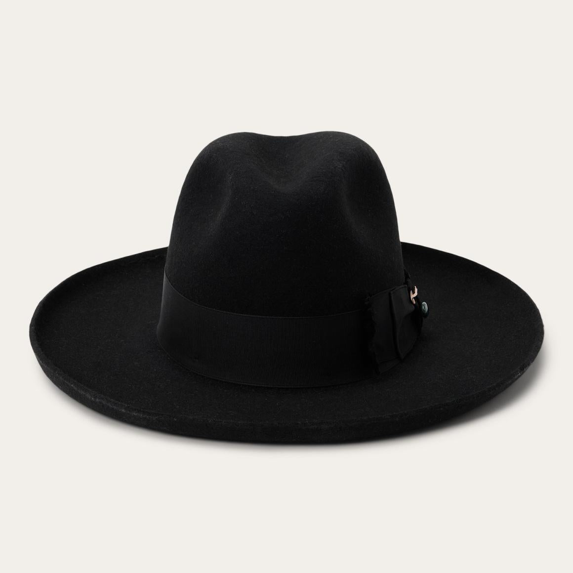 Eureka Black Men/Women Stetson Fedora