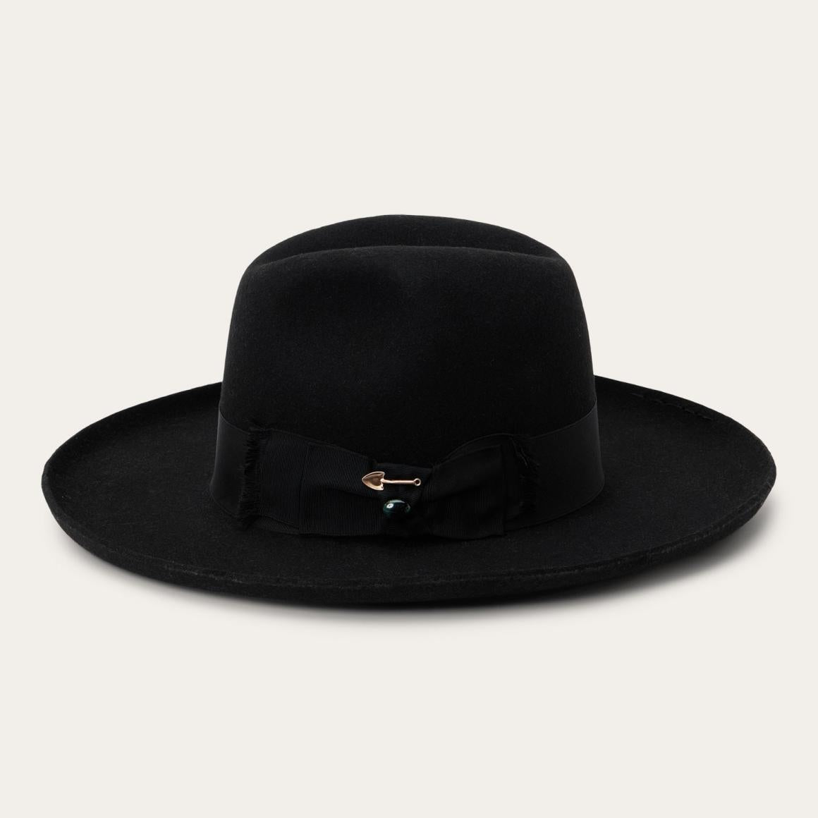 Eureka Black Men/Women Stetson Fedora