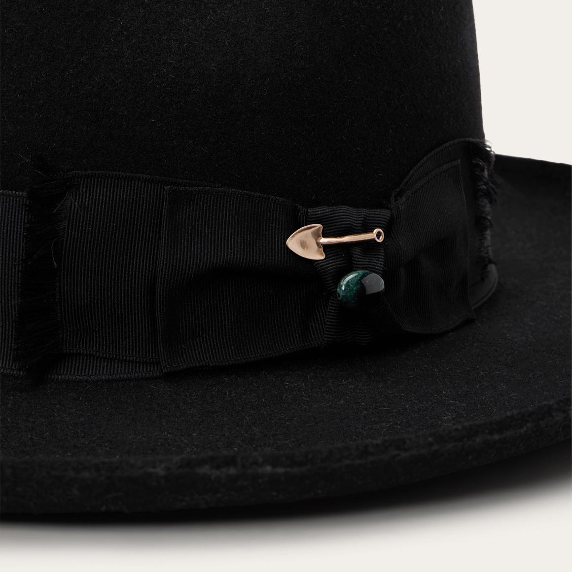 Eureka Black Men/Women Stetson Fedora