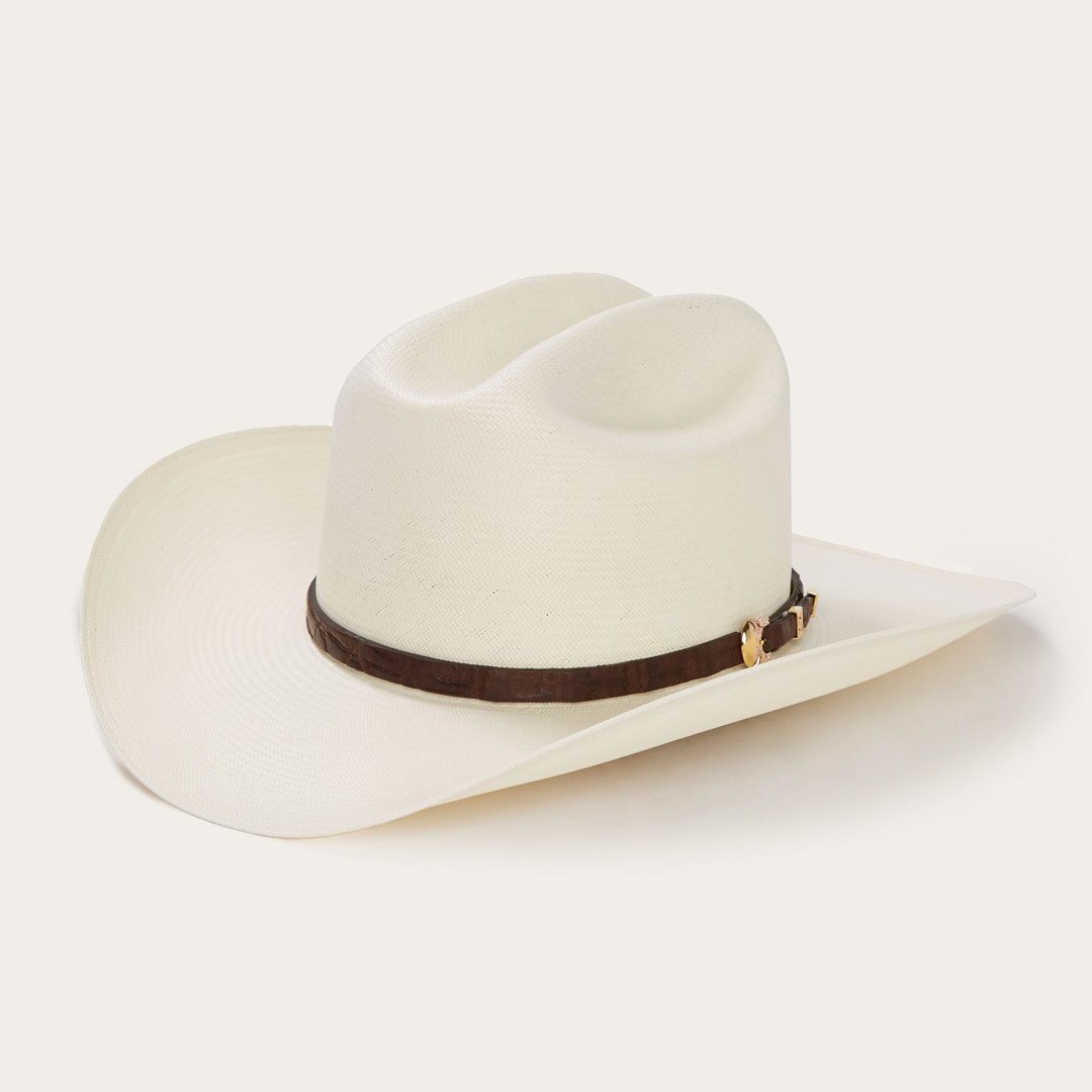 Evilla De Oro 1000X Straw Cowboy Hat Natural Men/Women Stetson Western