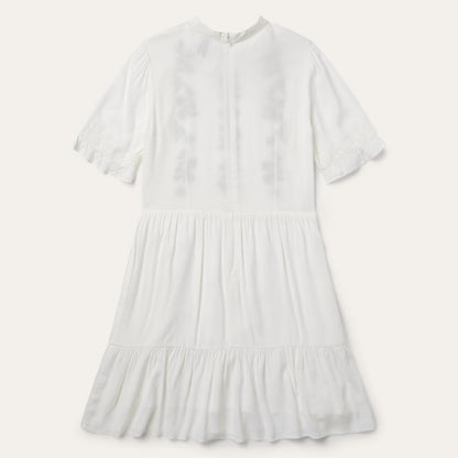 Flat Weave Dress White Women Stetson Mini
