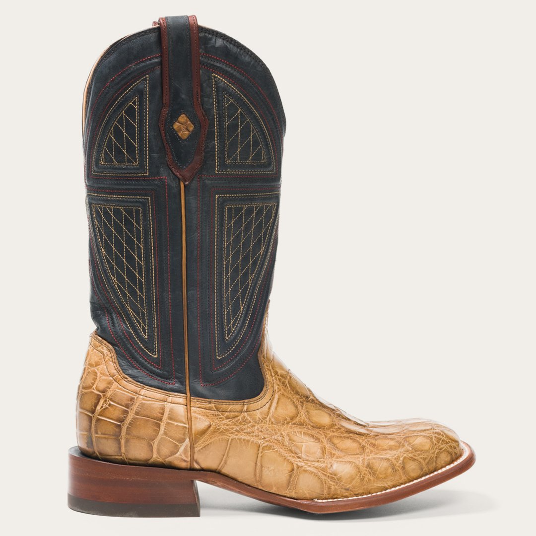 Flaxville Tan Men Stetson Exotics