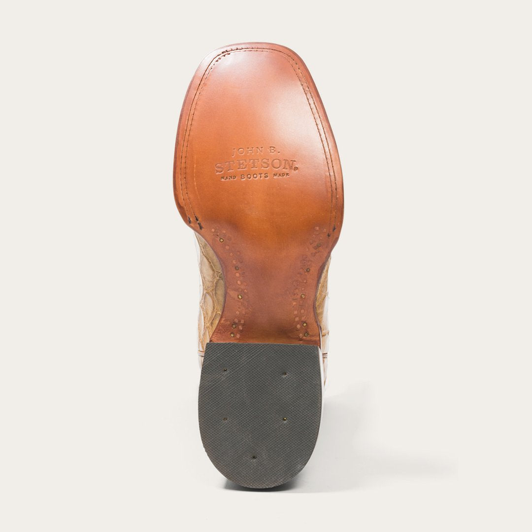 Flaxville Tan Men Stetson Exotics