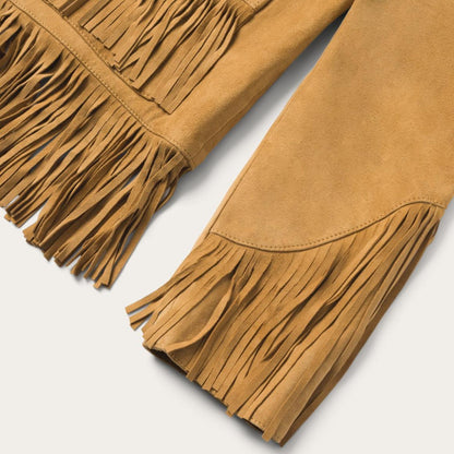 Fringe Suede Jacket Tan Women Stetson Fringe Jackets