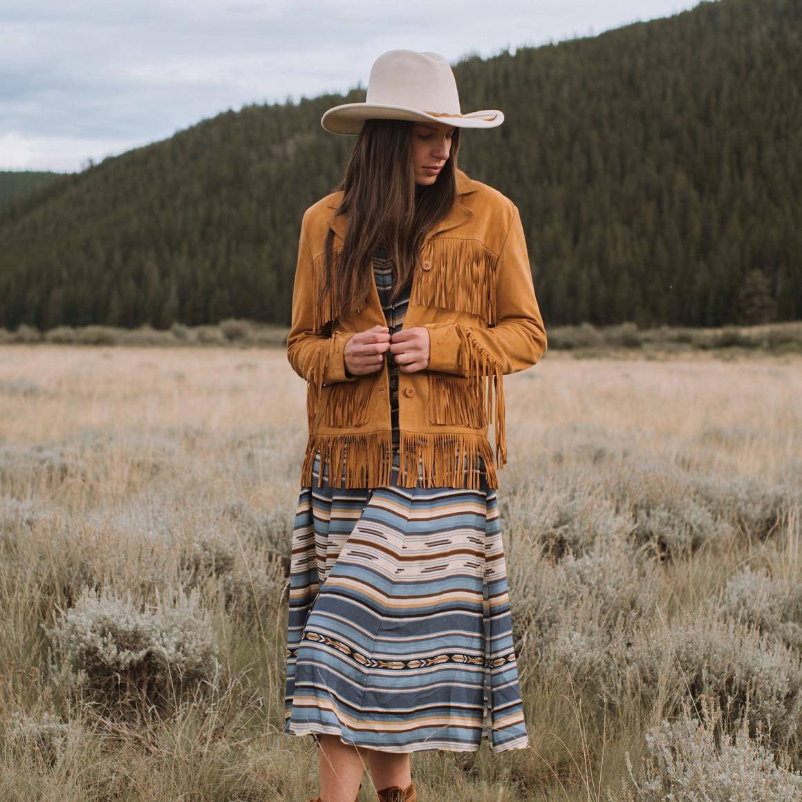 Fringe Suede Jacket Tan Women Stetson Jackets