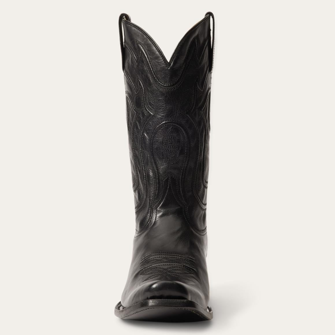 Garrett Boots Black Men Stetson Western