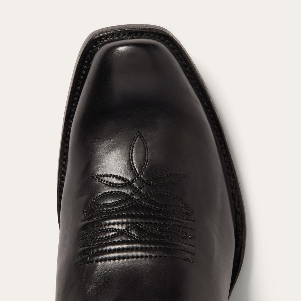 Garrett Boots Black Men Stetson Western
