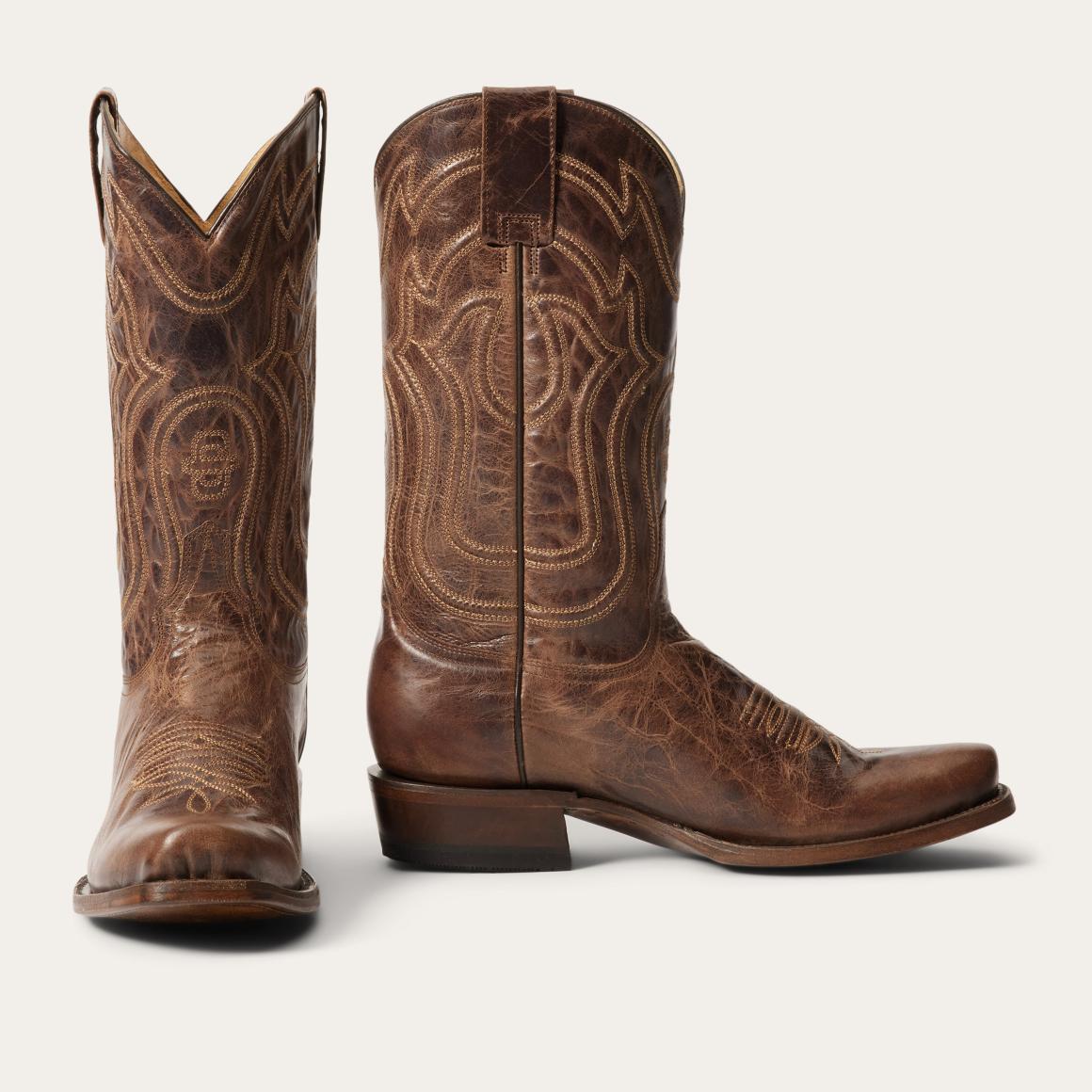 Garrett Boots Brown Men Stetson Western