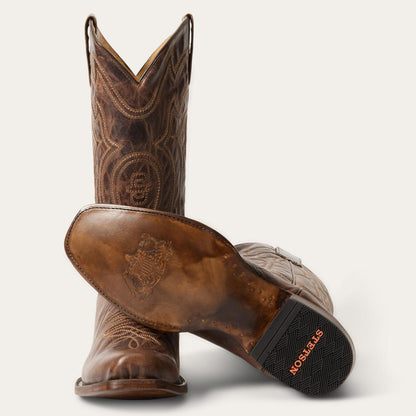 Garrett Boots Brown Men Stetson Western