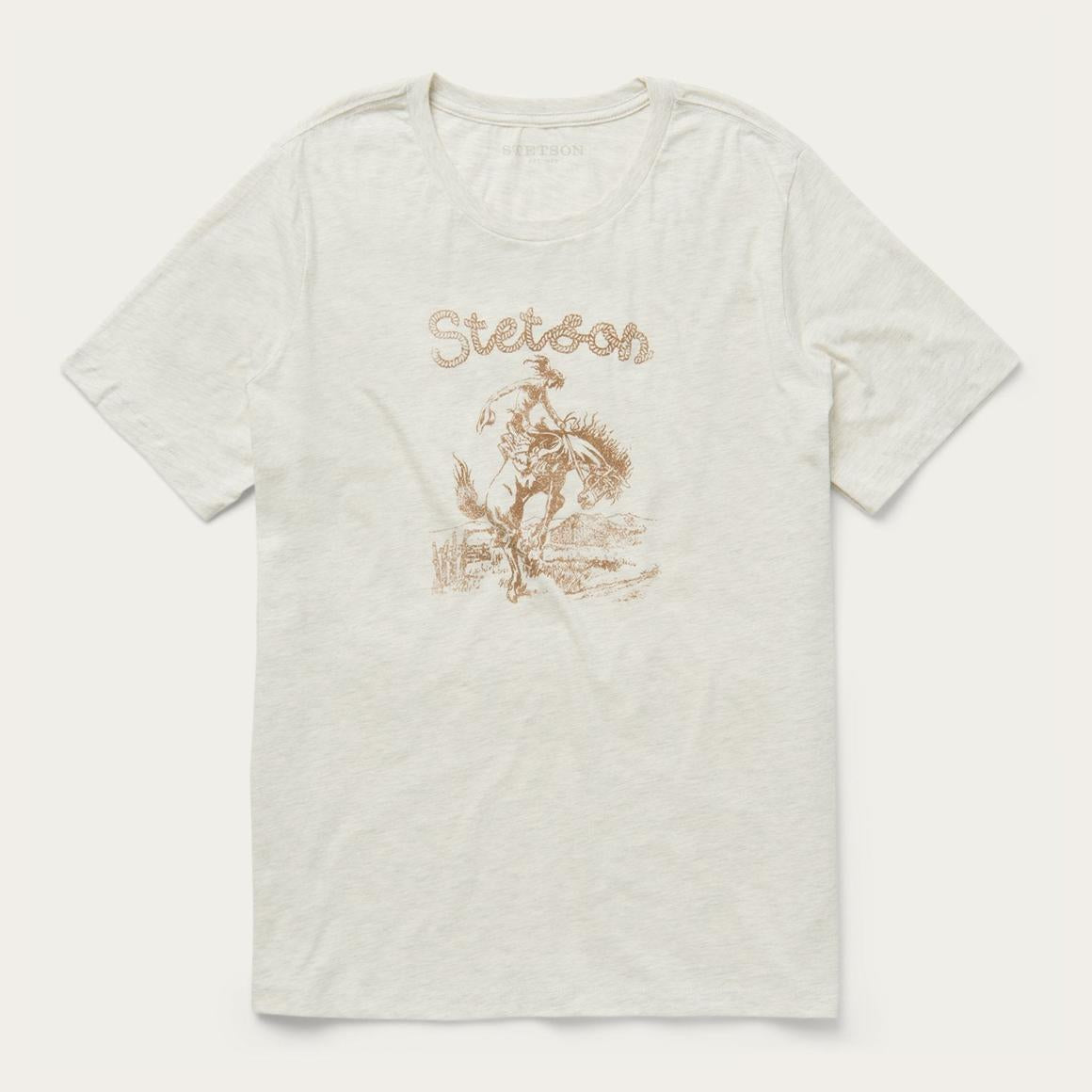 Giddy Up Graphic Tee White Women Stetson Tees