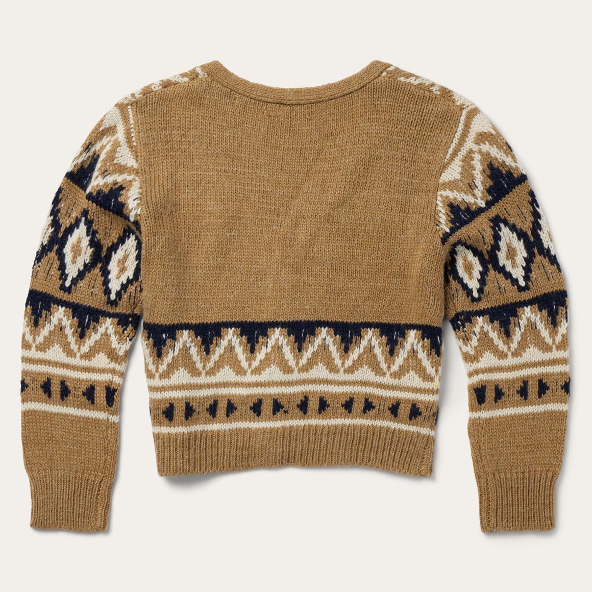 Gold Aztec Cardigan Yellow Women Stetson Sweaters