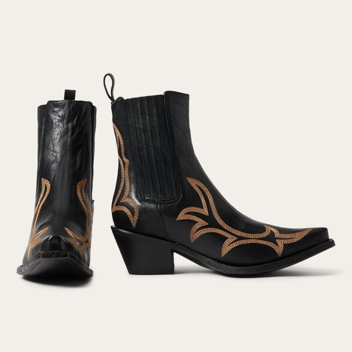 Greta Boots Black Women Stetson Shorties