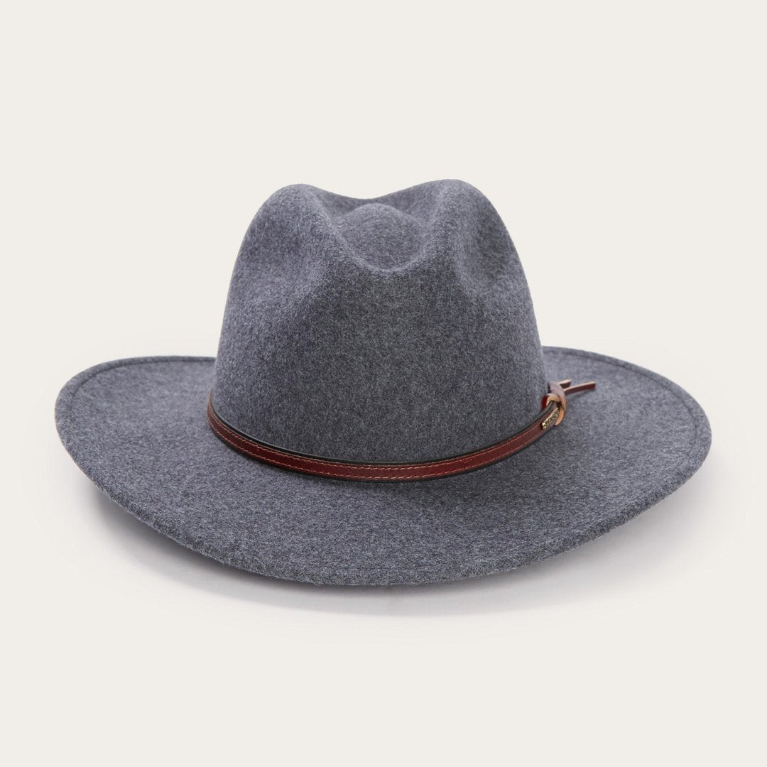 Grey Bull Outdoor Hat Grey Mix Men/Women Stetson Outdoor