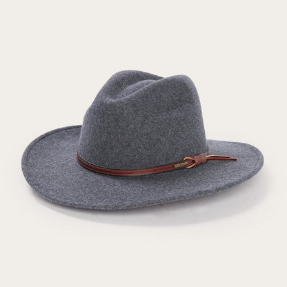 Grey Bull Outdoor Hat Grey Mix Men/Women Stetson Outdoor