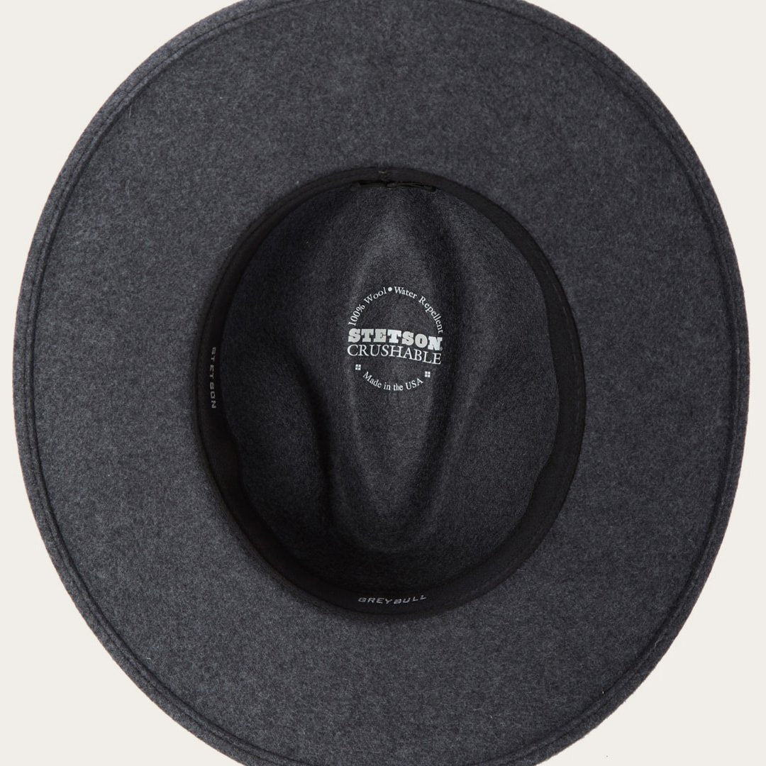 Grey Bull Outdoor Hat Grey Mix Men/Women Stetson Outdoor