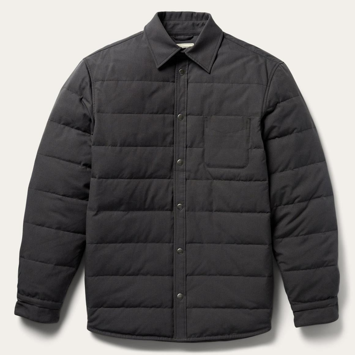 Grey Down Jacket Grey Men Stetson Jackets
