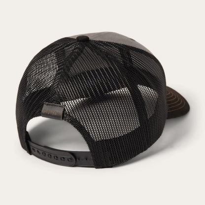 Grey Heritage Script Trucker Cap Grey Men/Women Stetson Caps & Truckers