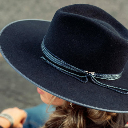 Hardrock Navy Men/Women Stetson Fedora