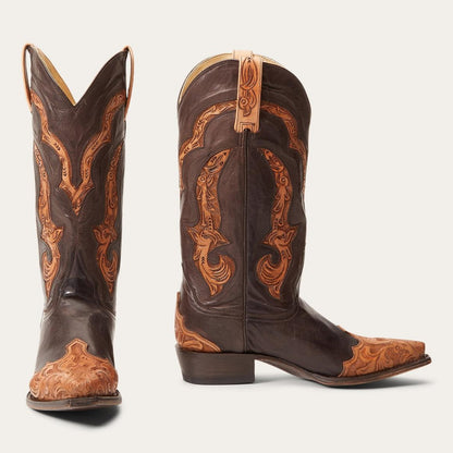 Hartley Boots Brown Women Stetson Western